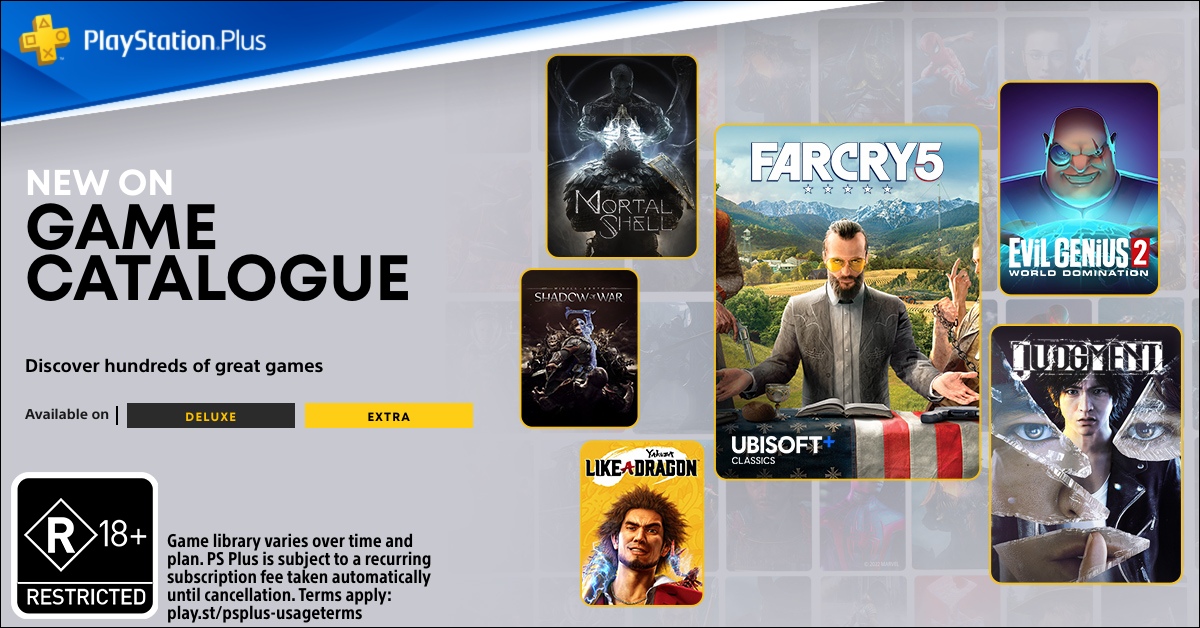 PlayStation Plus Extra and Deluxe Game Catalogue Revealed for December